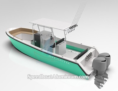 Speed Boat Aluminium 8.6m Fishing 6